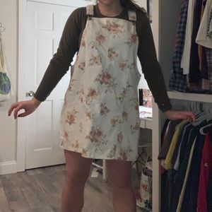 Floral overall dress